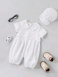 Baby 3 Piece White Baptism Outfit