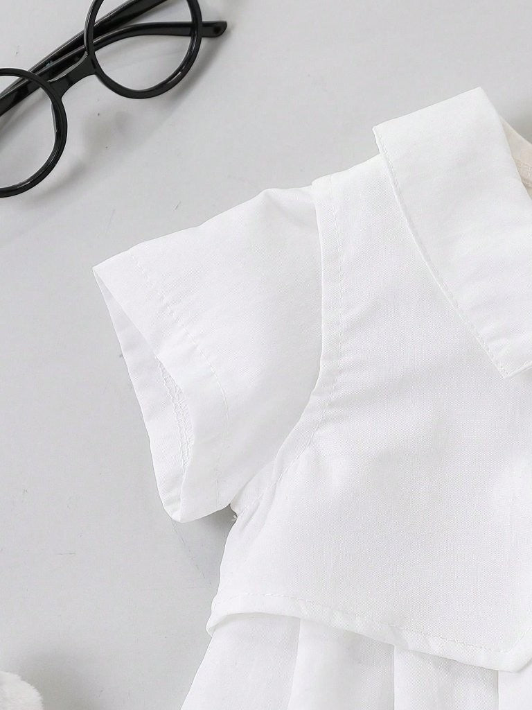 Baby 3 Piece White Baptism Outfit