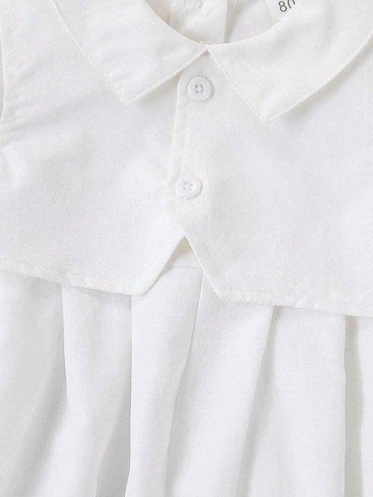Baby 3 Piece White Baptism Outfit