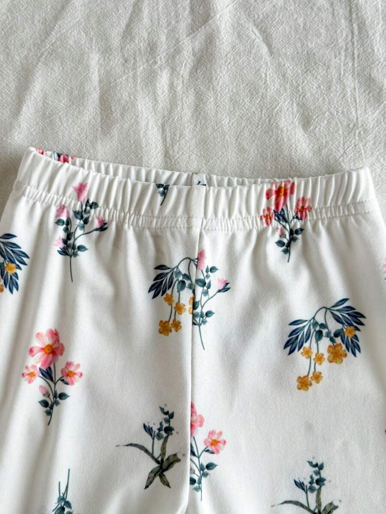 Baby Wave Stripe Print Fabric Top With Pants Set