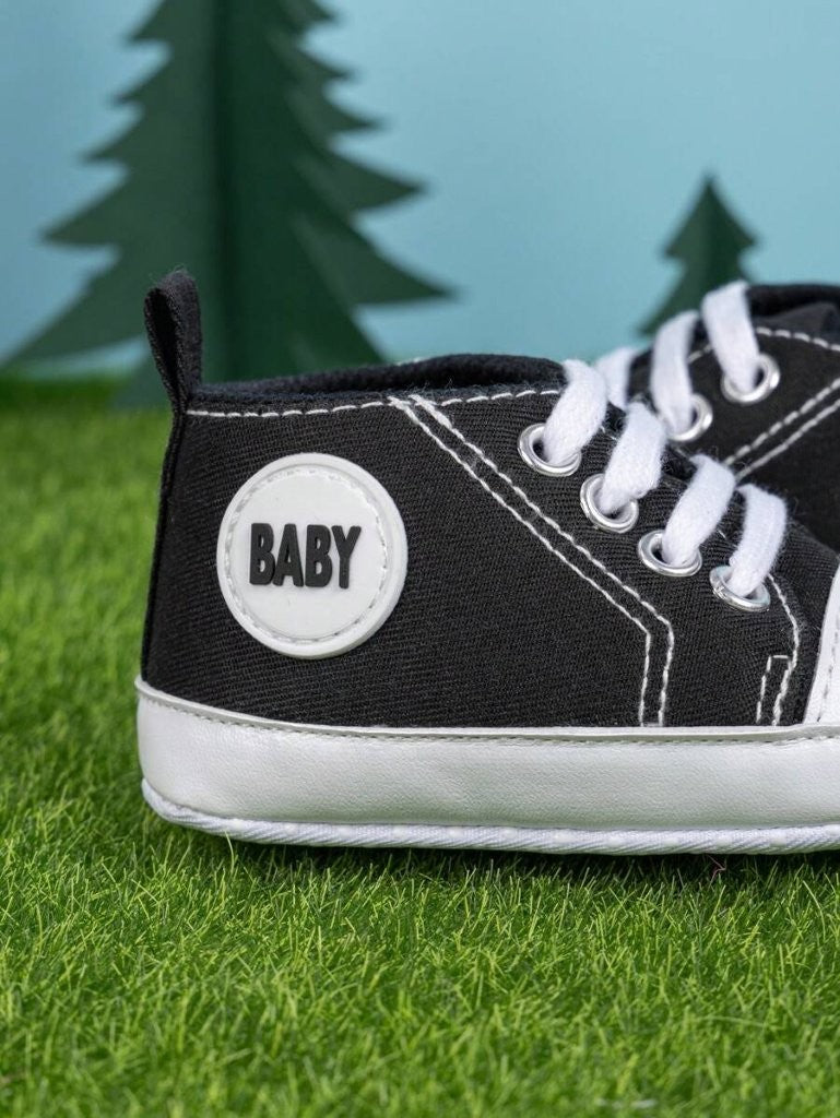 Baby Casual Black Sneakers
