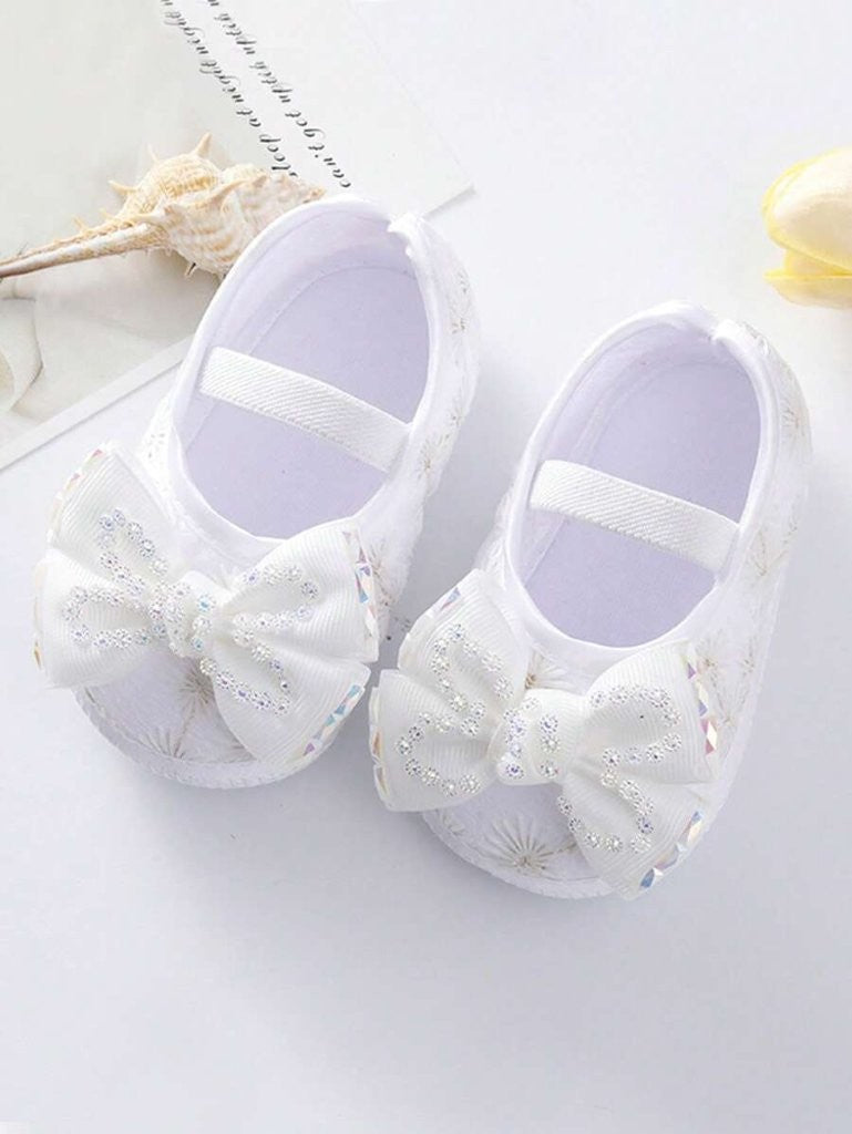 Baby Soft Sole Bow Princess Flats