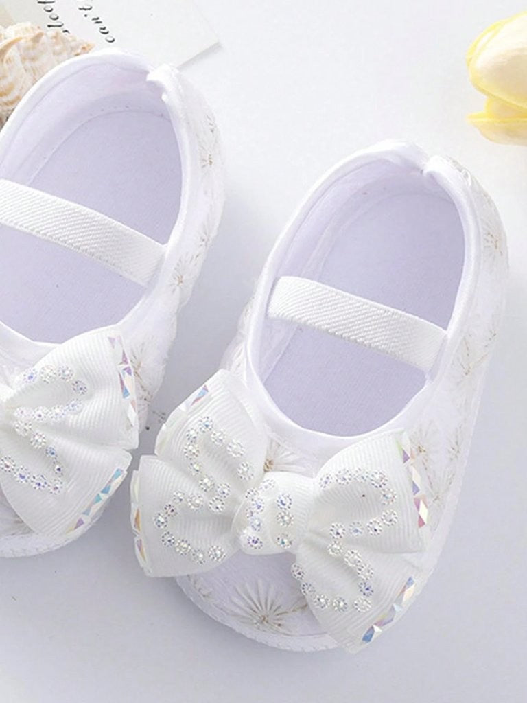 Baby Soft Sole Bow Princess Flats