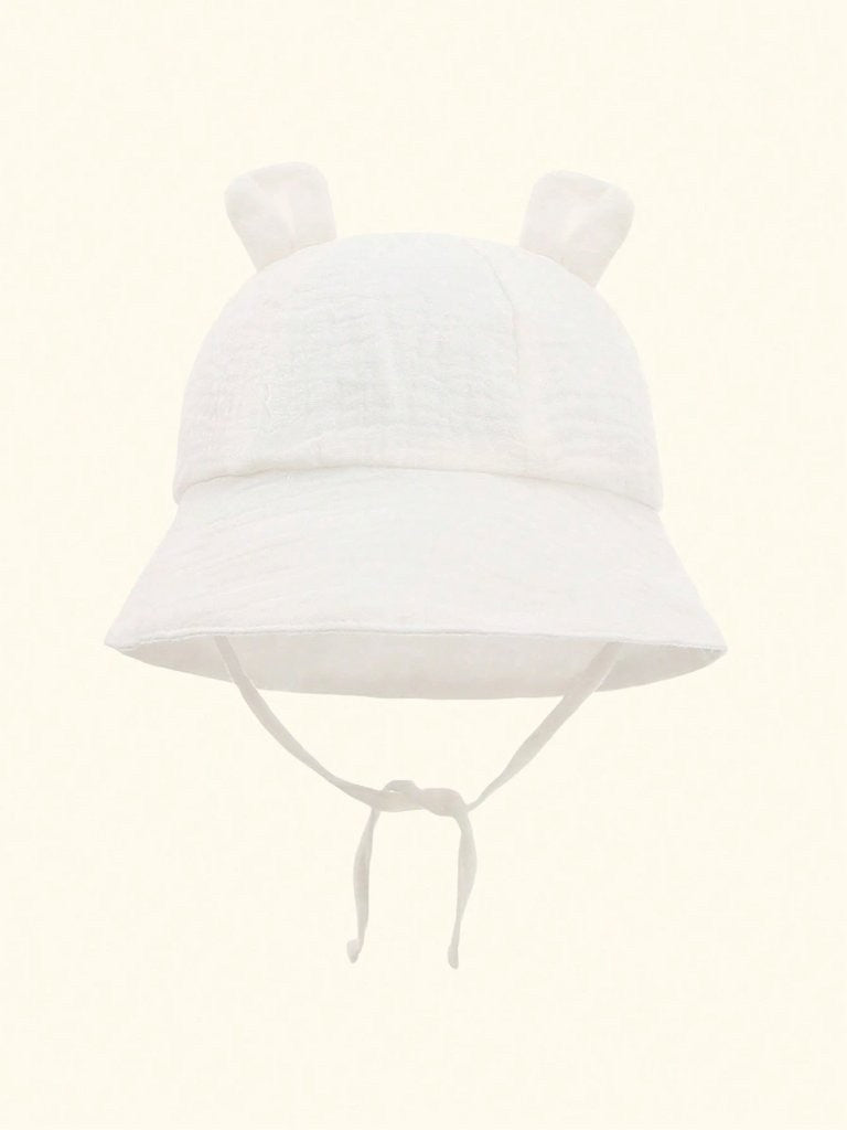 Baby 1 Piece Bunny Ear Bucket Hat 3-12 Months (select a colour)