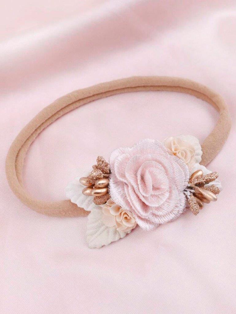 Baby 3 Piece Elegant Flower Headband Set