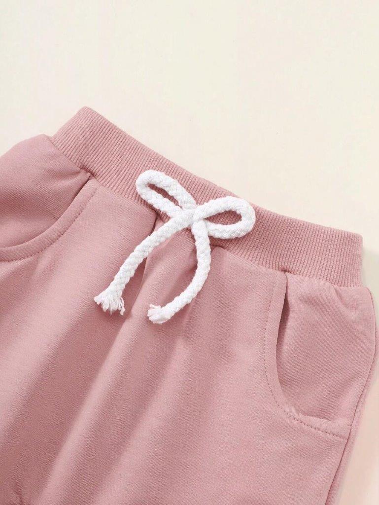 Baby Daddy's Girl Pink Pullover And Pants Set