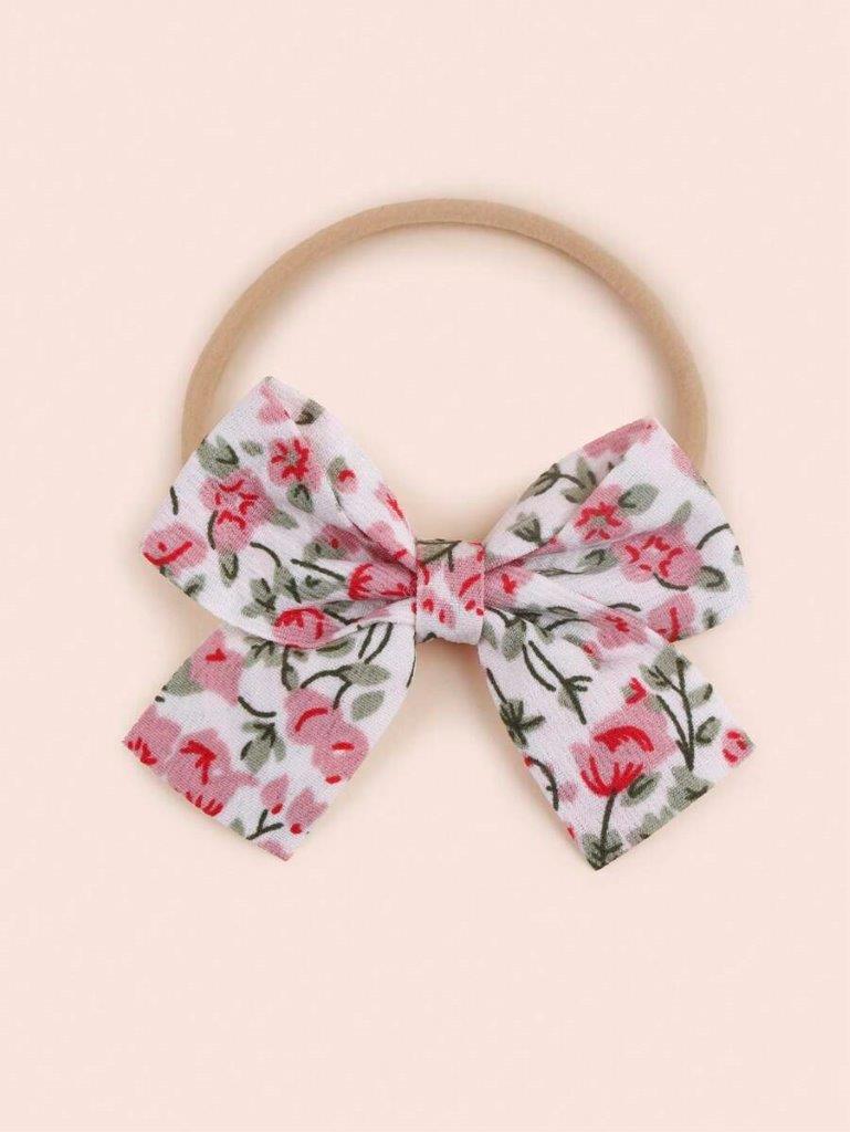 Baby 3 Piece Elegant Flower Headband Set Pink