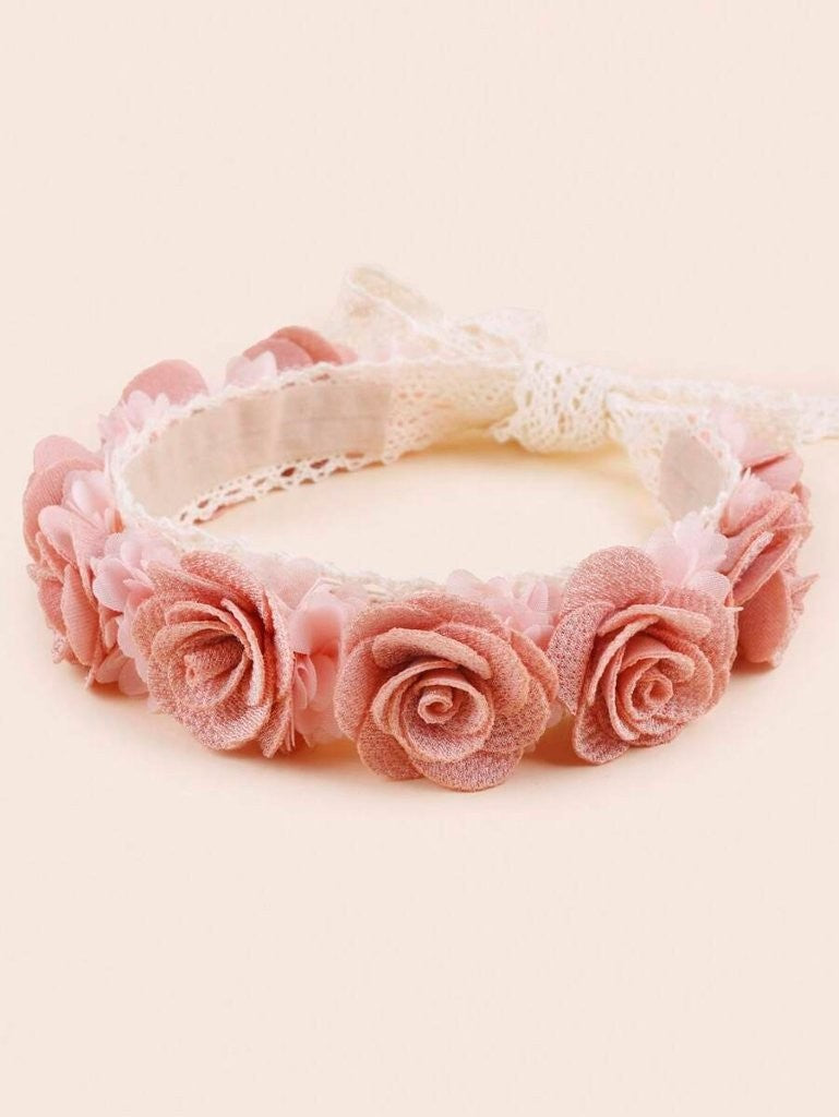 Baby Flower Headband Orange