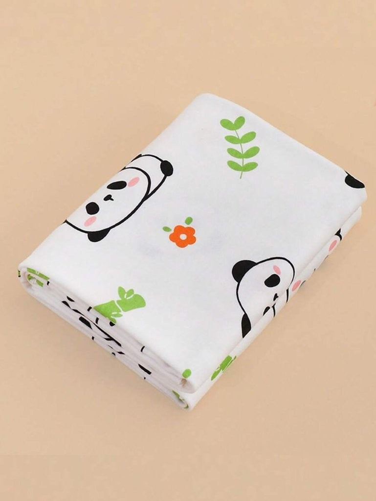 Baby Panda Pattern Swaddle Blanket