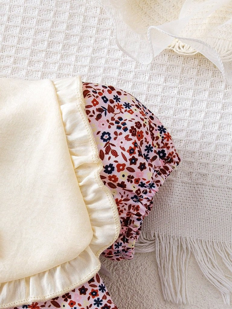 Baby Delicate Big Collar Floral Dress
