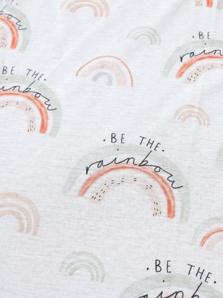 Baby Rainbow Pattern Swaddle Blanket