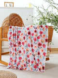 Baby Rose Pattern Swaddle Blanket