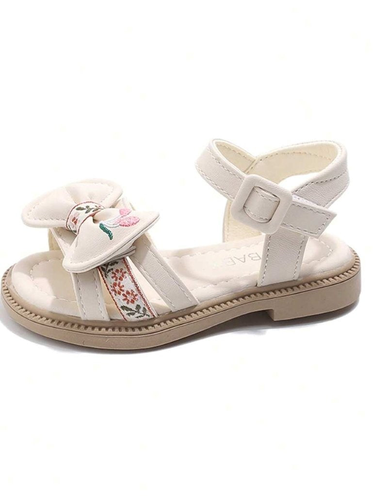 Baby Fashionable Bow Sandals Beige