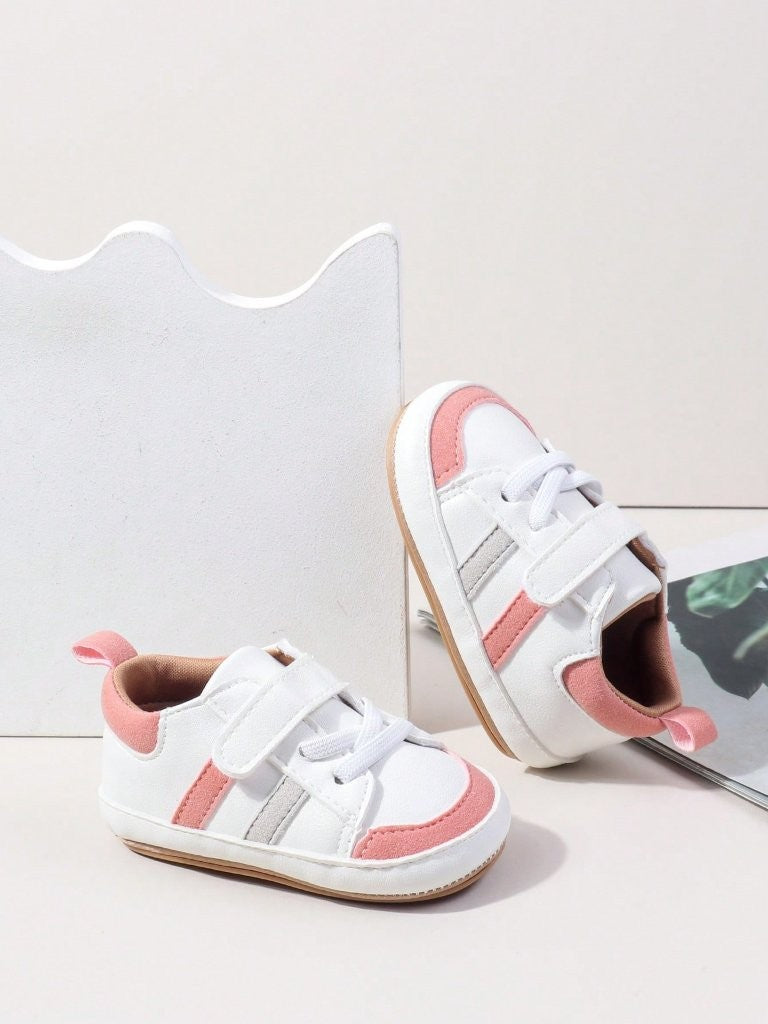 Baby Cross Strap Pink Sneaker