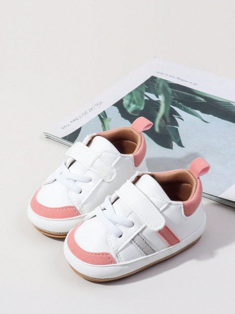 Baby Cross Strap Pink Sneaker