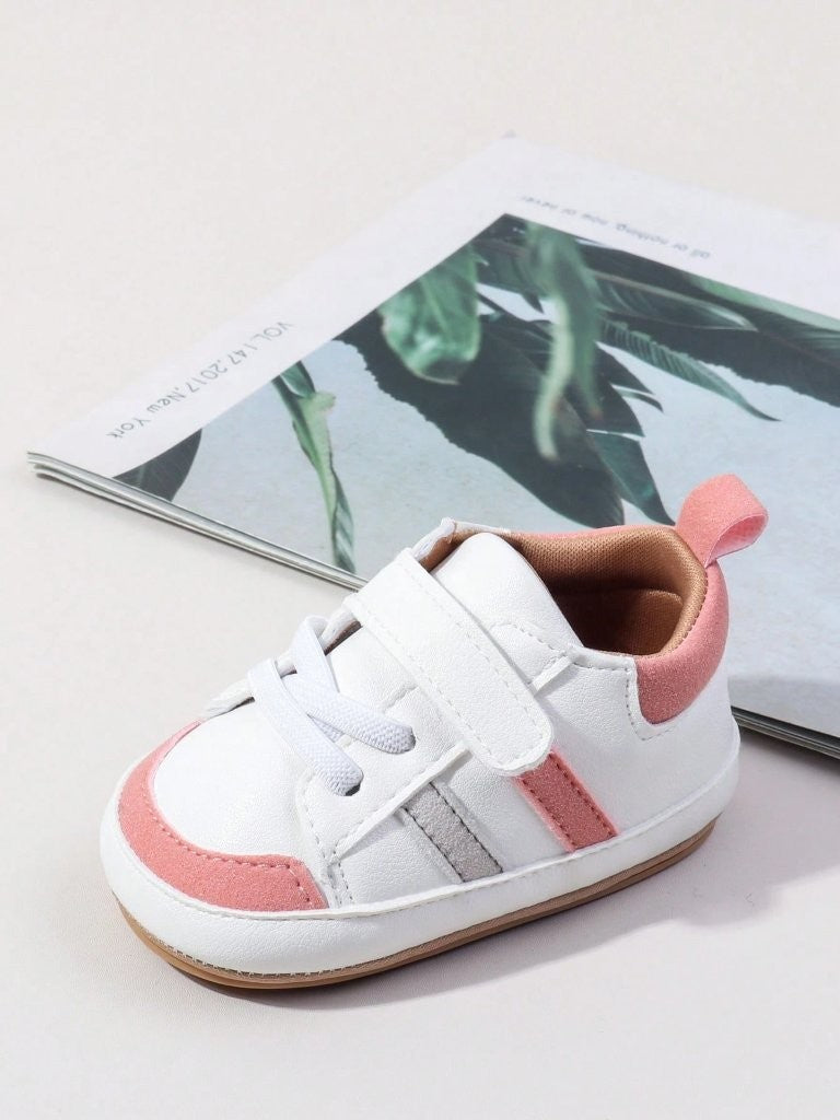 Baby Cross Strap Pink Sneaker
