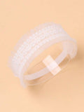 Baby Flower Lace Headband White