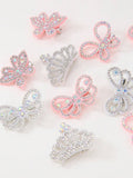 10 Piece Sequin Assorted Princess Hair Clips
