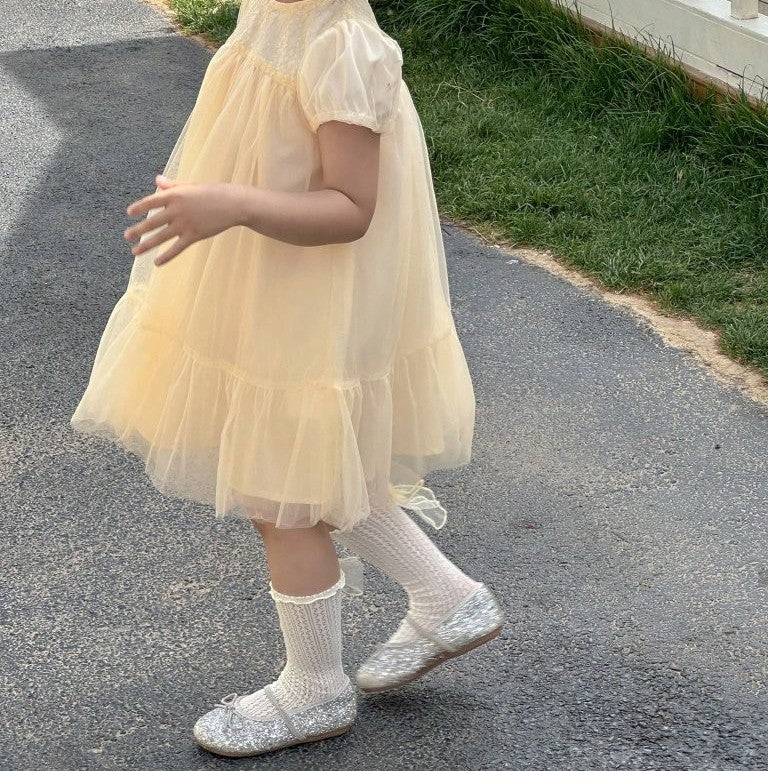 Toddler Girls Short Sleeve Princess Dress