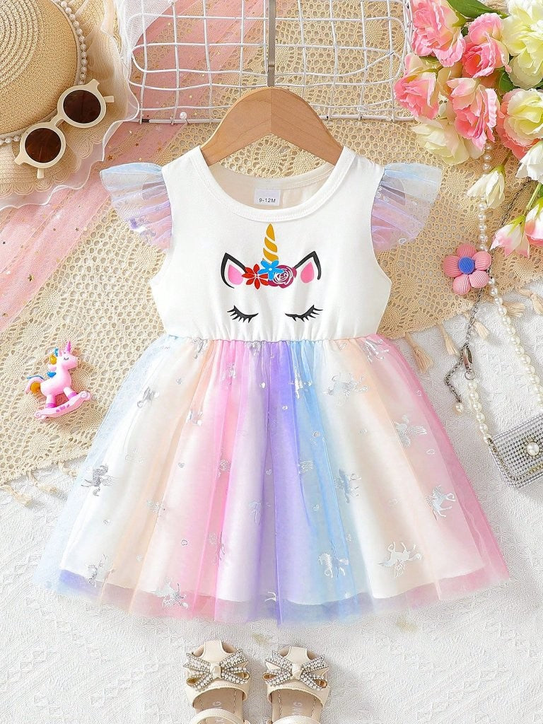 Baby Unicorn Tulle Dress