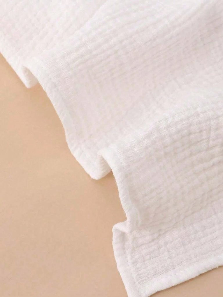 Baby White Muslin Blanket