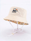Baby 1 Piece Reversable Excavator Bucket Hat