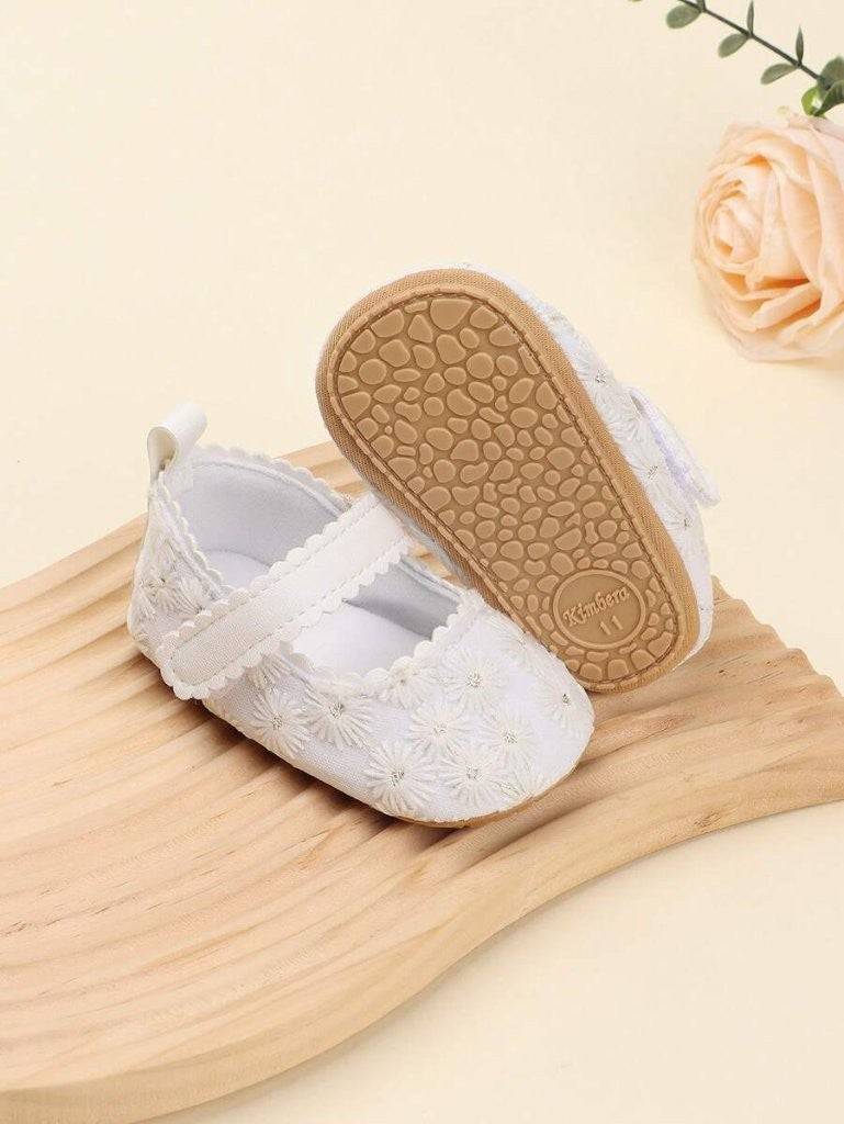 Baby Cute Embroidered Princess Shoes