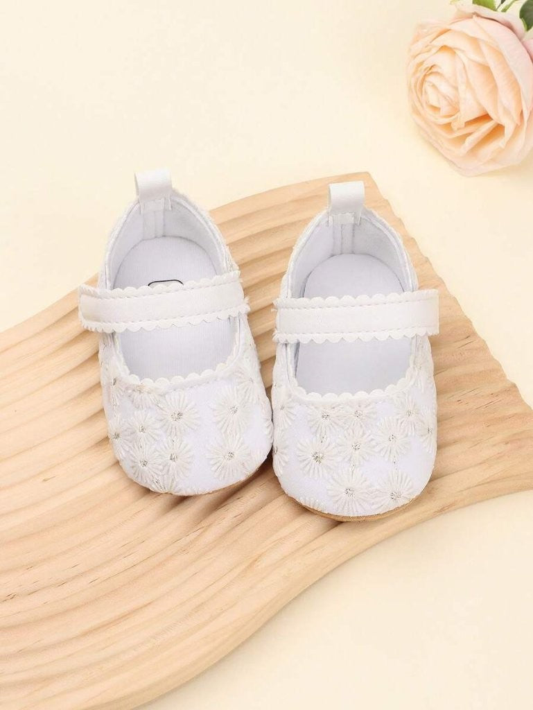 Baby Cute Embroidered Princess Shoes
