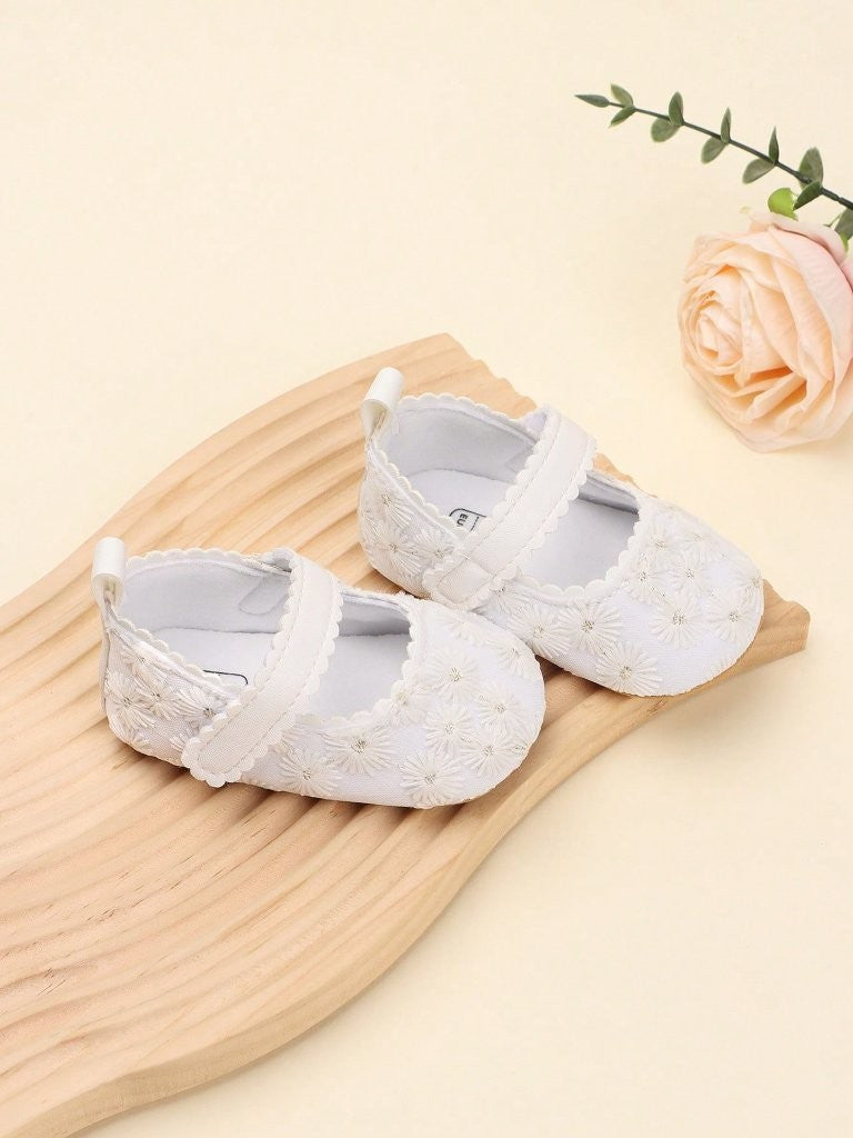 Baby Cute Embroidered Princess Shoes