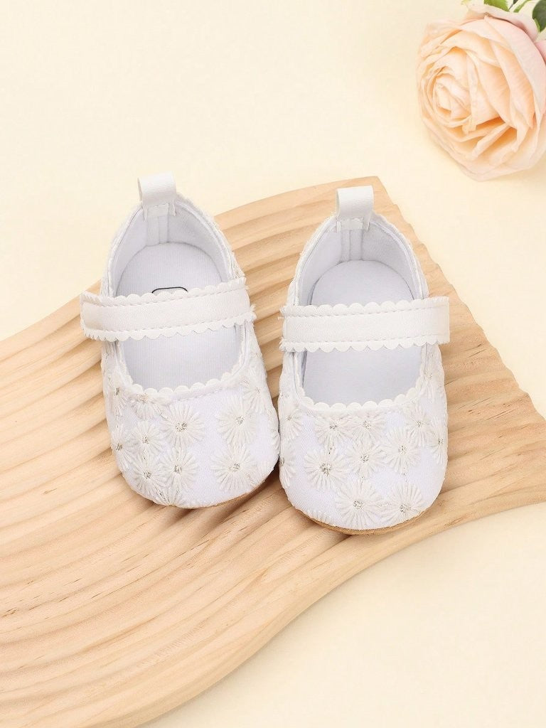 Baby Cute Embroidered Princess Shoes