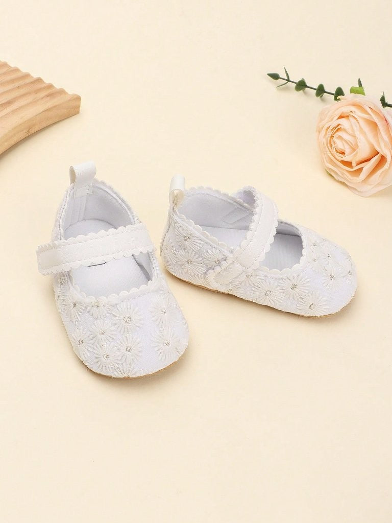 Baby Cute Embroidered Princess Shoes