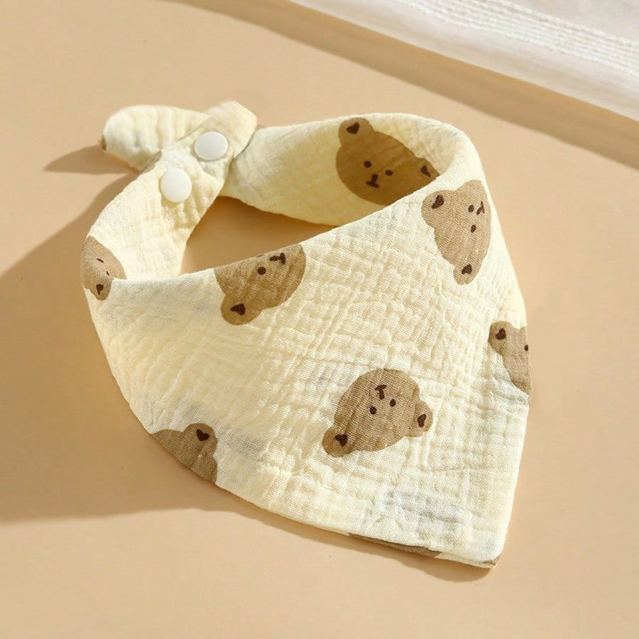 Set of 3 Stylish Multi Pattern Bandana Bibs