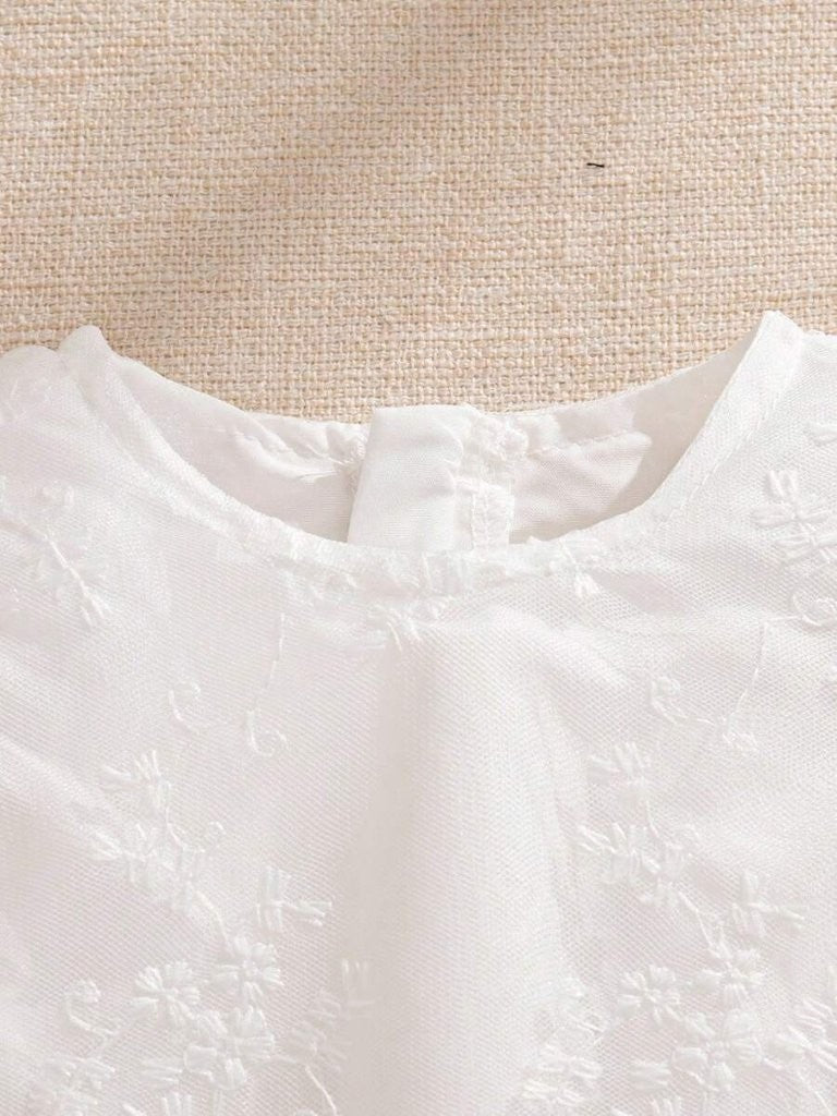 Baby Princess Lace Double Side Bow Dress