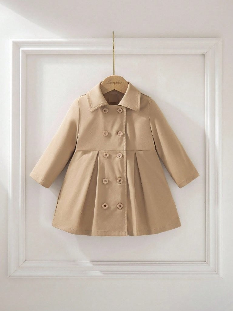 Baby Versatile Double Button Trench Coat