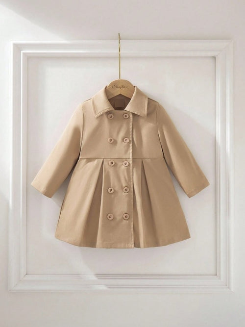 Baby Versatile Double Button Trench Coat