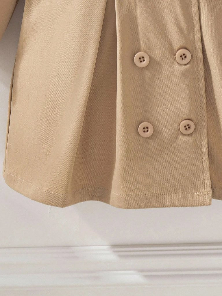 Baby Versatile Double Button Trench Coat