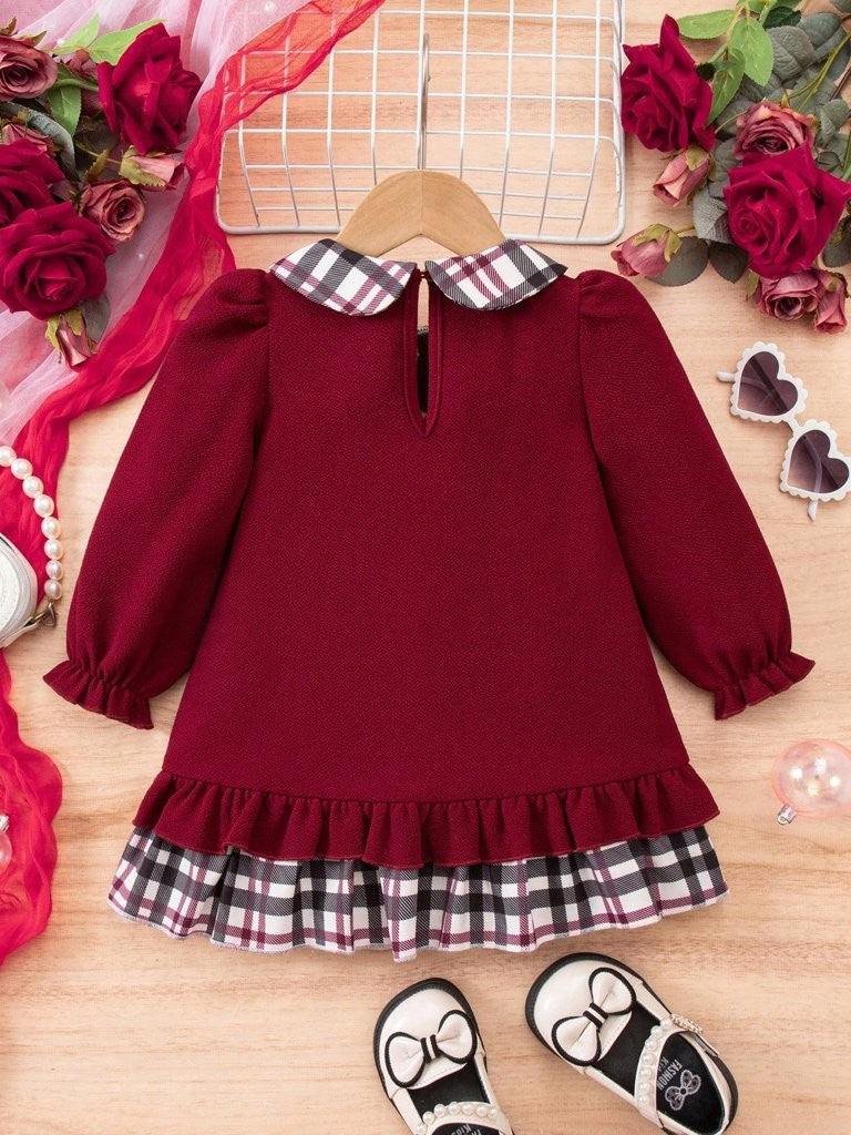 Baby Cute Frilled Bottom Baby Doll Dress