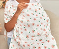 Baby Flower Print Nursing Cover