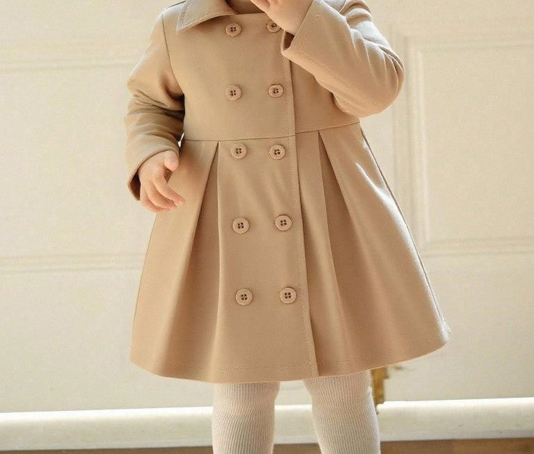 Baby Versatile Double Button Trench Coat