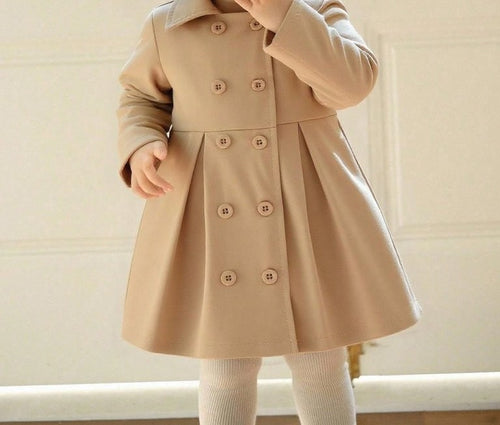 Baby Versatile Double Button Trench Coat