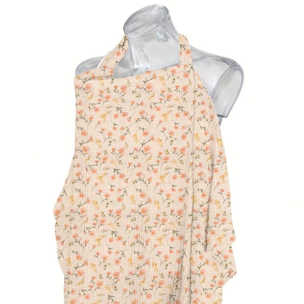 Baby Floral Print Nursing Cover