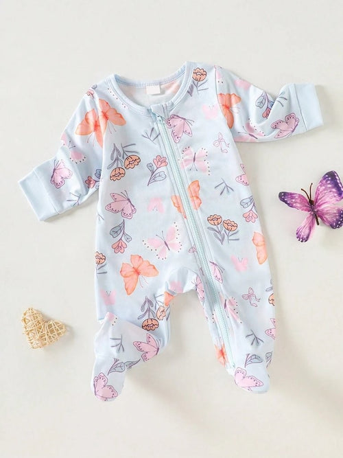 Baby Butterfly Pattern Jumpsuit