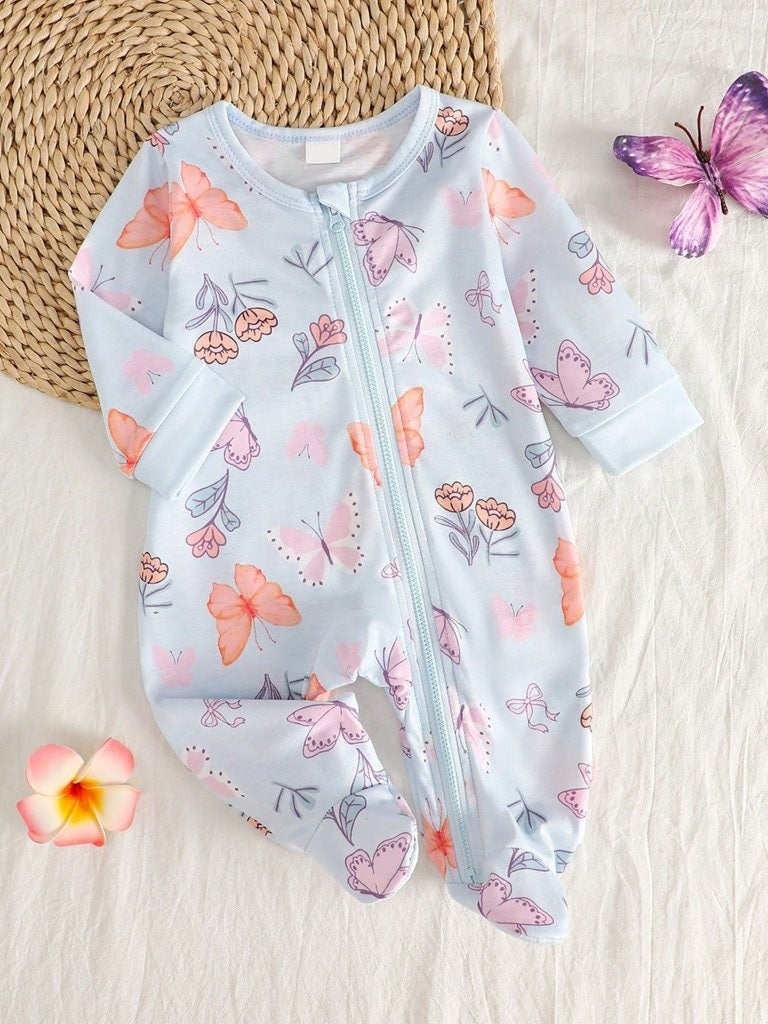 Baby Butterfly Pattern Jumpsuit