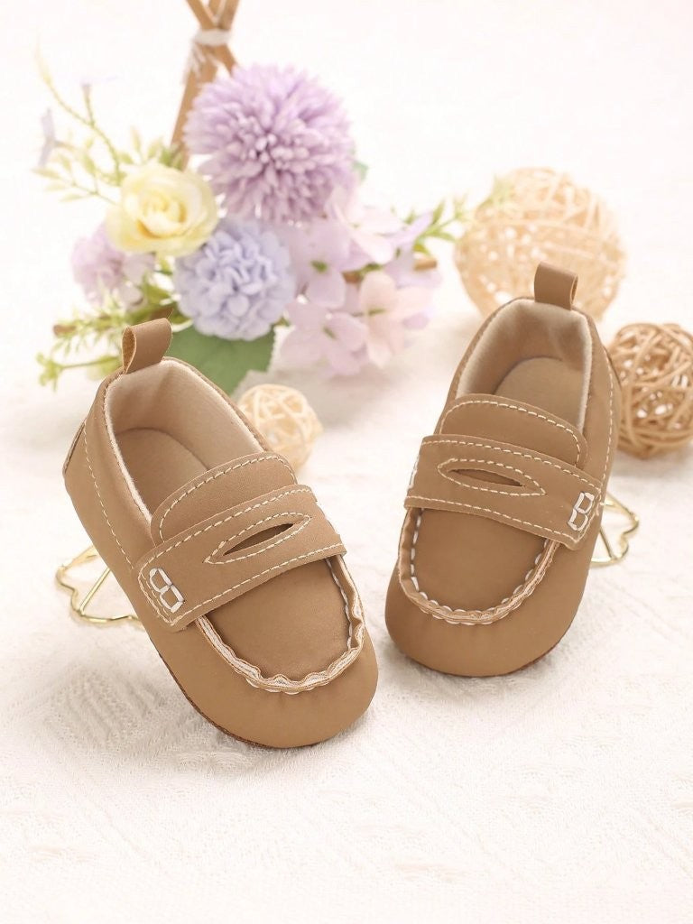 Baby Casual Flat Slip On Apricot
