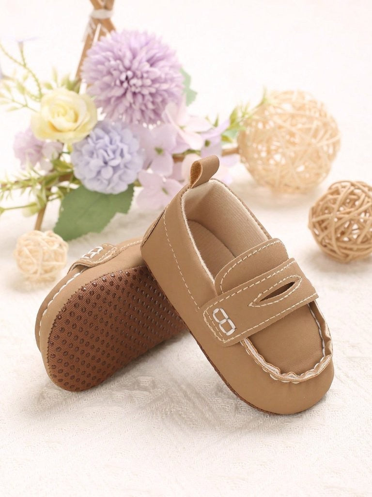 Baby Casual Flat Slip On Apricot