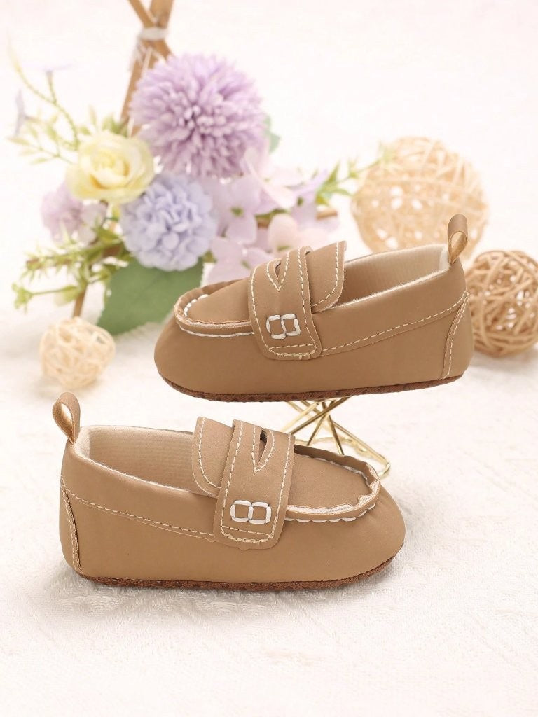 Baby Casual Flat Slip On Apricot