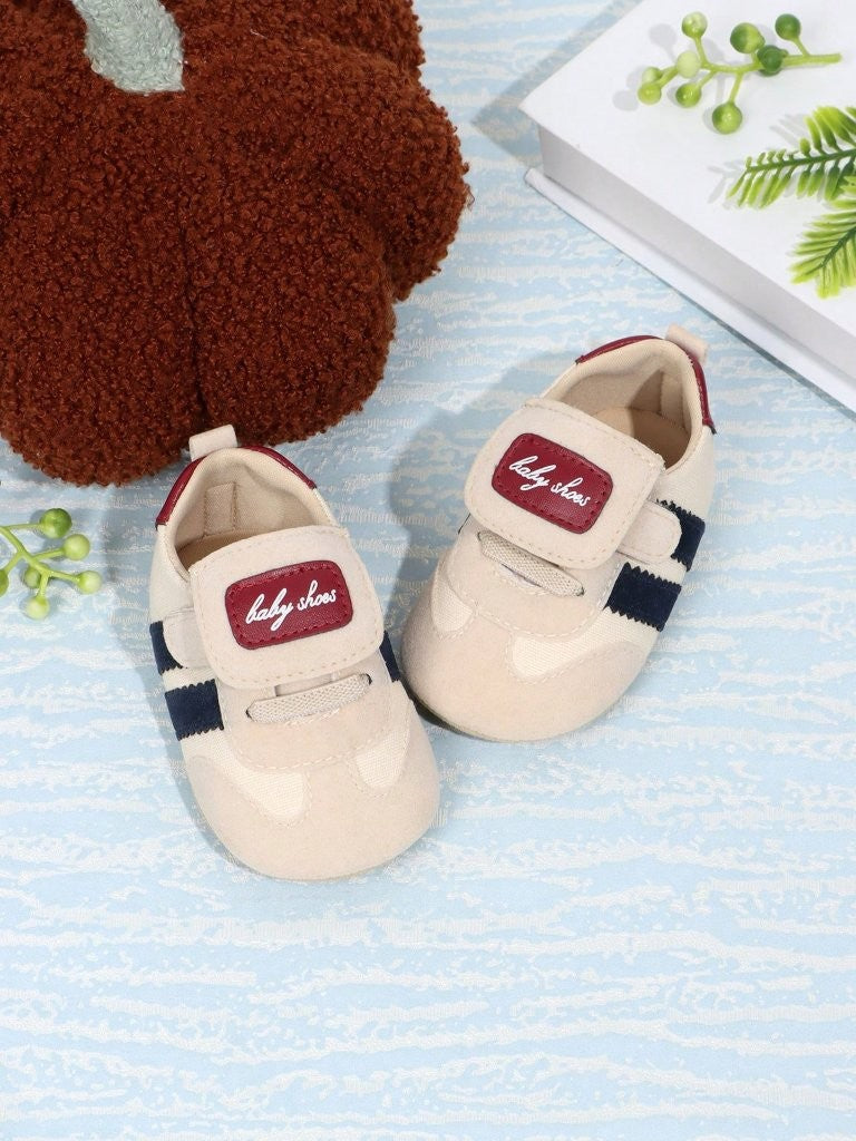 Baby Boy Apricot Flap Top Sneakers