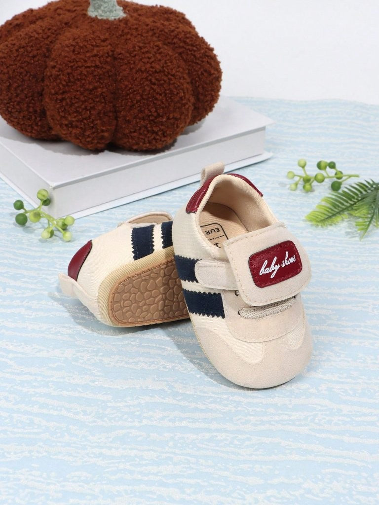 Baby Boy Apricot Flap Top Sneakers