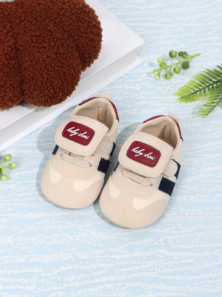 Baby Boy Apricot Flap Top Sneakers