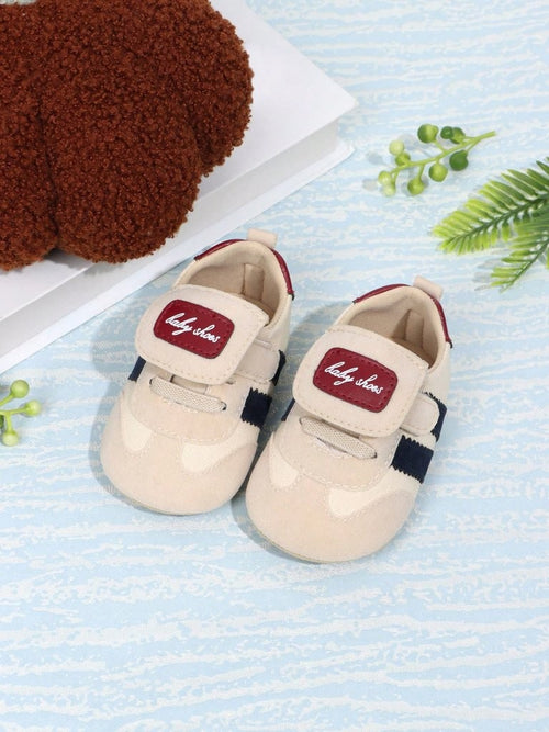 Baby Boy Apricot Flap Top Sneakers